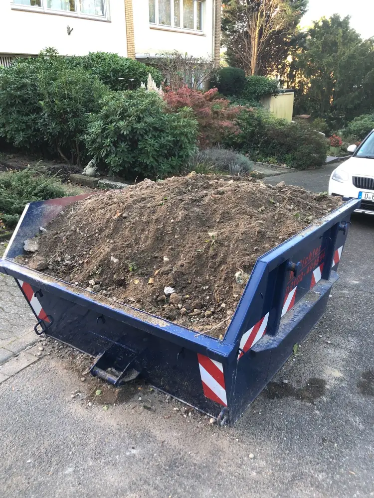 Ein Container mit Boden