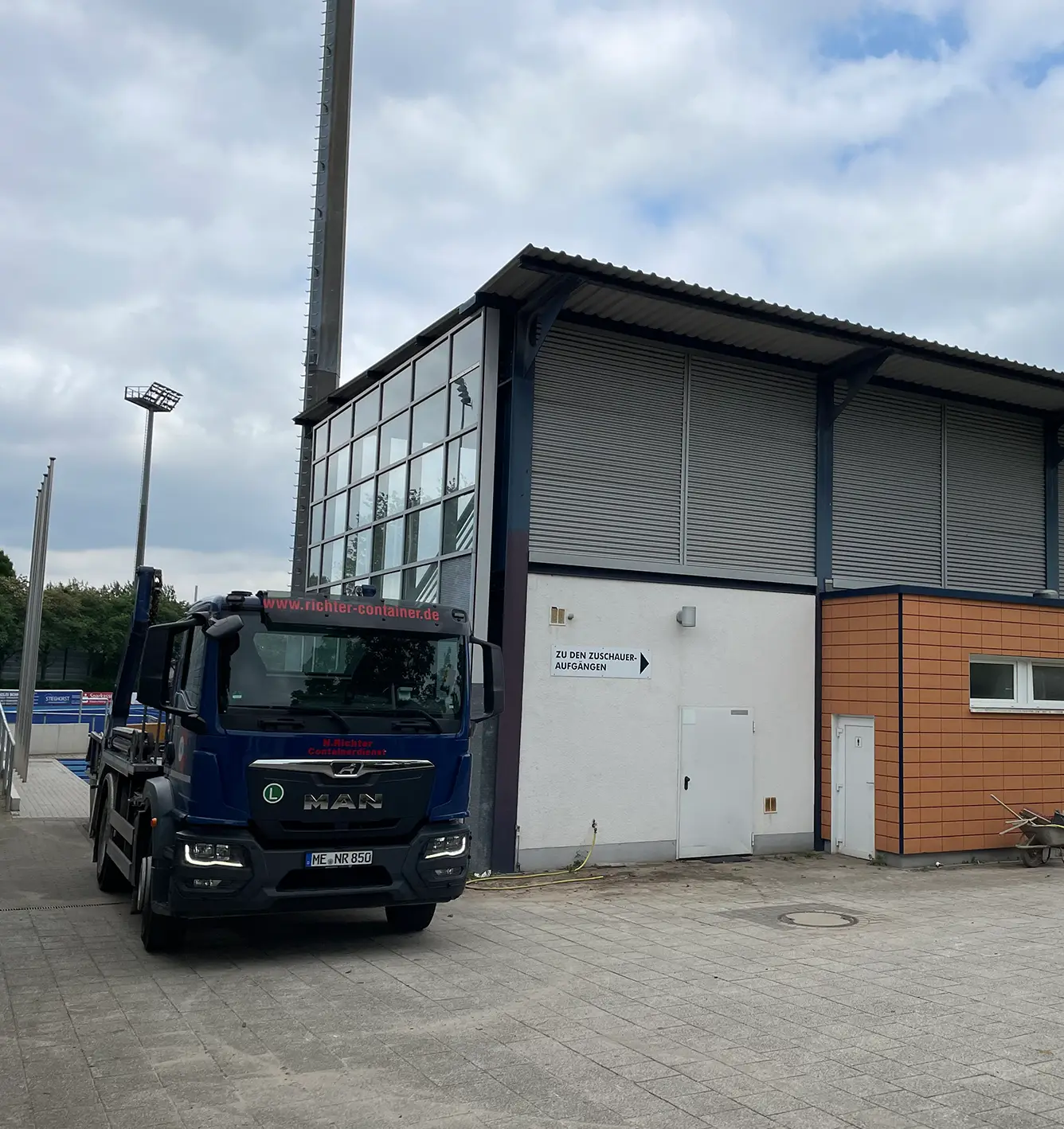 Richter Container im Einsatz in Ratingen