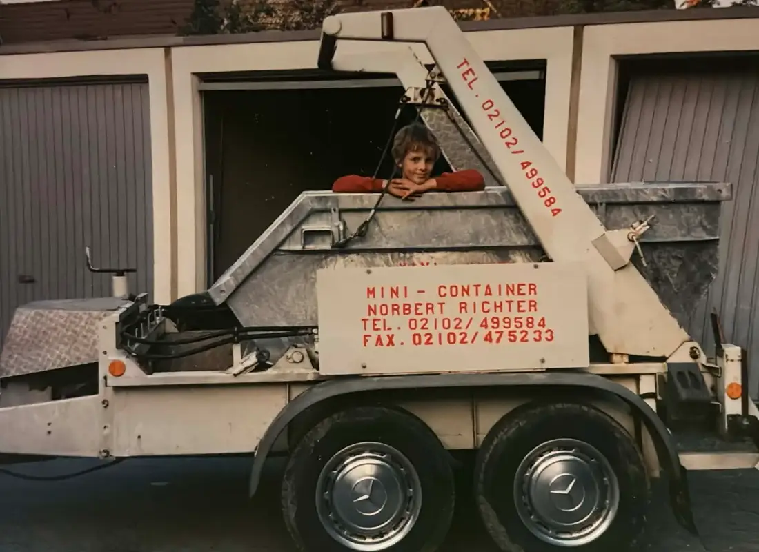 Eine alte aufnahme eines der ersten Mini - Container von Norbert Richter